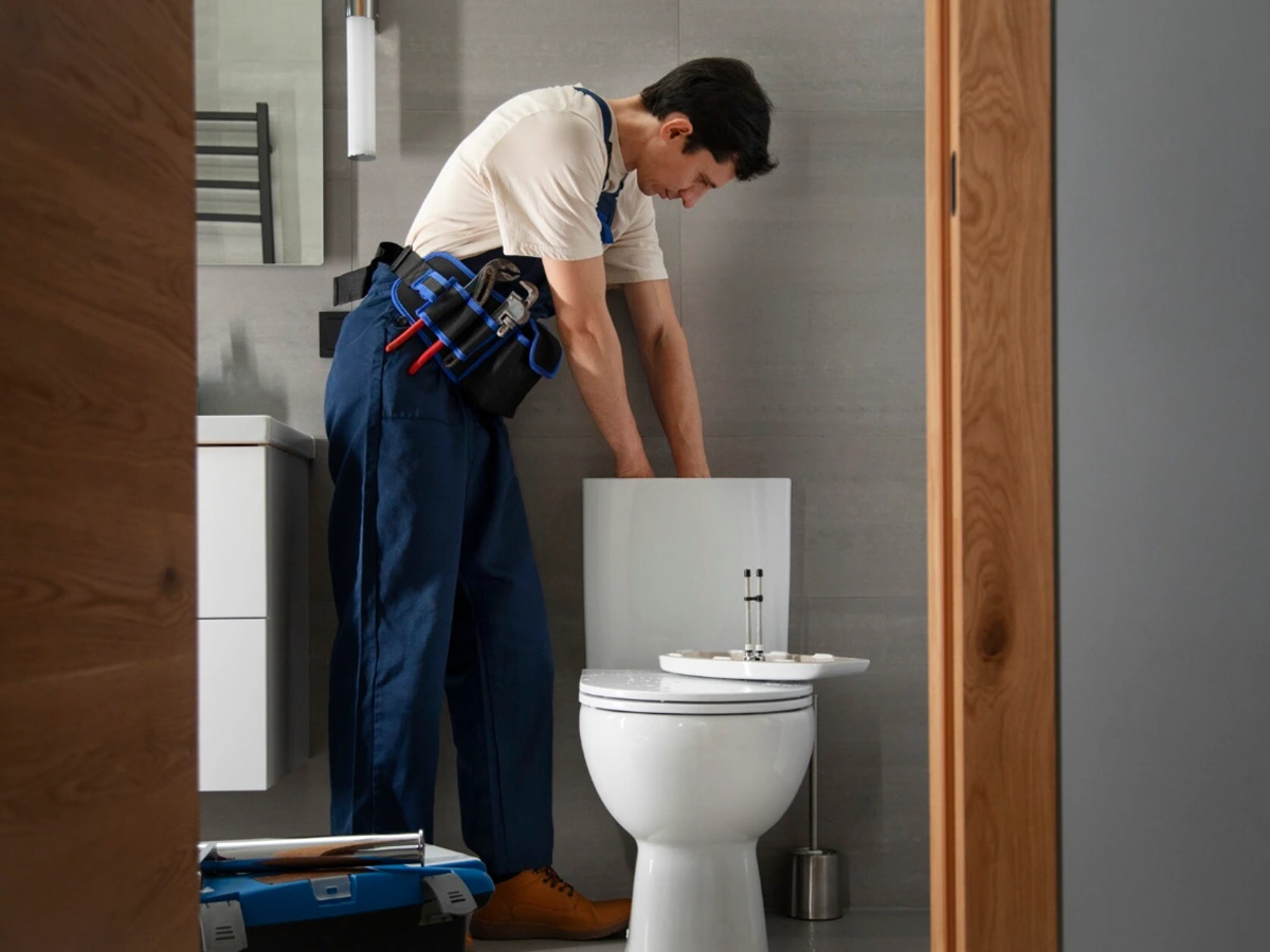 Standard toilet unblocking service in London